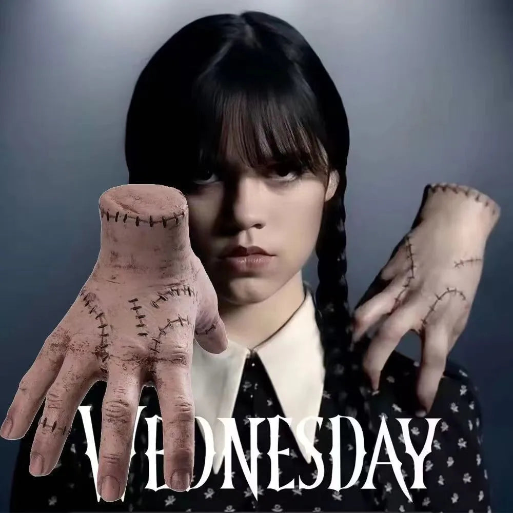 Wednesday Addams “Thing” Hand Prop | Realistic PVC Decoration | Halloween Party, Cosplay & Collectible Ornament
