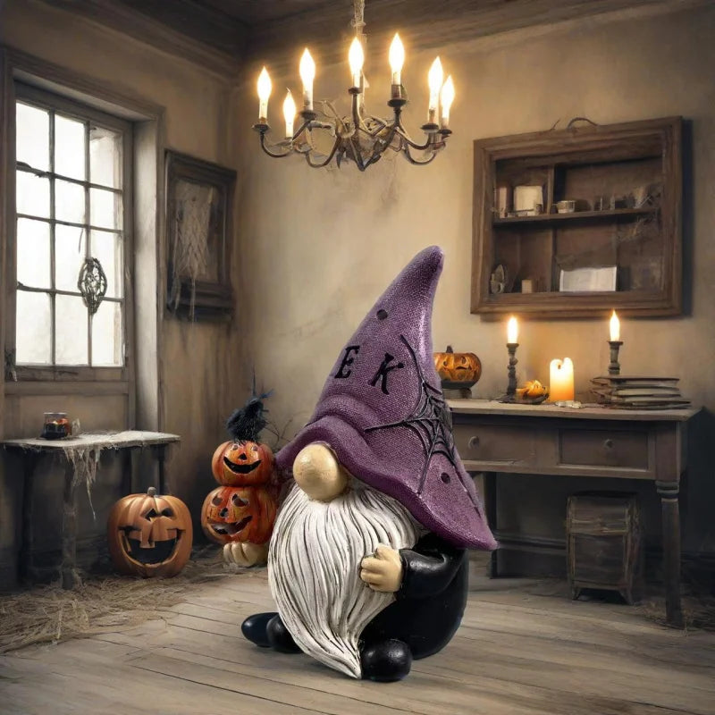 Halloween Decor Conjure Atmosphere Resin Art Miniature Sculpture Decoration Holiday Party Home Decoration Home Aesthetic