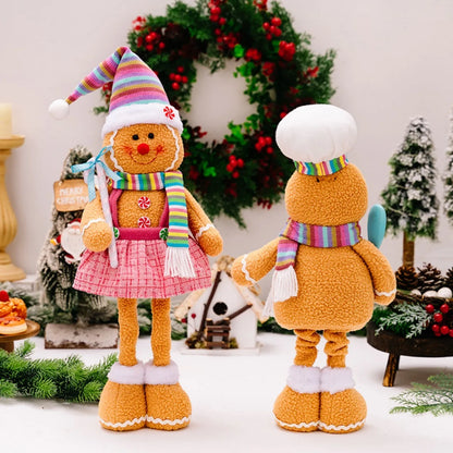 Retractable Gingerbread Man Decorative Legs – 1 or 2 pcs (52cm / 68cm)