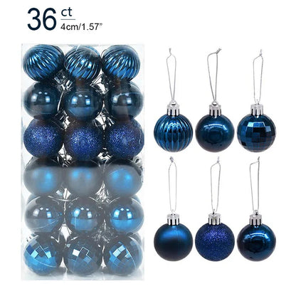 Christmas Ornament Set – Decorative Tree Balls for Holiday & New Year