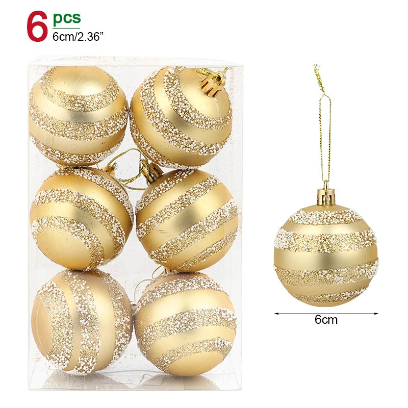 Christmas Ornament Set – Decorative Tree Balls for Holiday & New Year