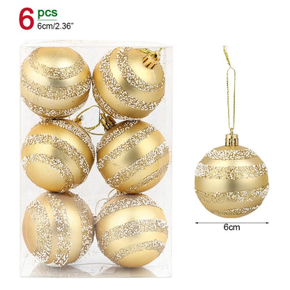 Christmas Ornament Set – Decorative Tree Balls for Holiday & New Year