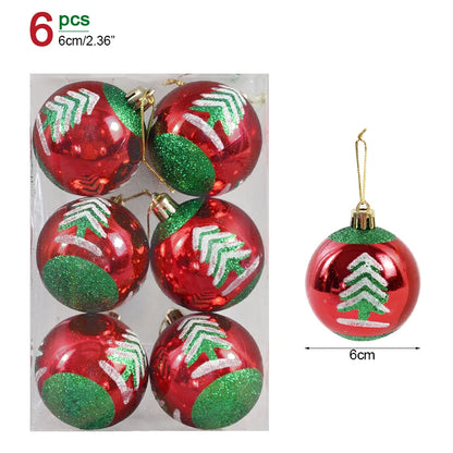 Christmas Ornament Set – Decorative Tree Balls for Holiday & New Year