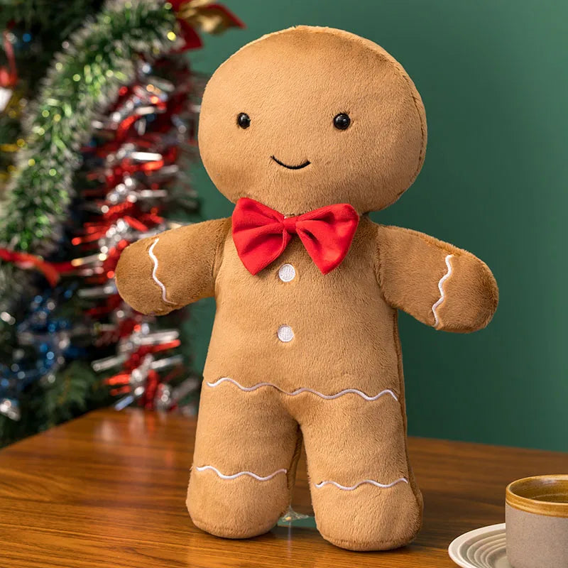 Christmas Plush Dolls – Cute Gingerbread, Reindeer & Tree Decorations for Holiday Gifts