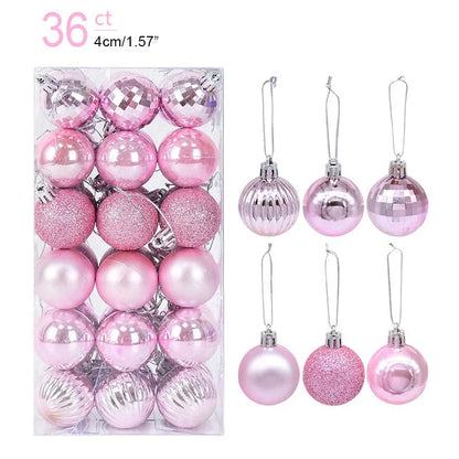 Christmas Ornament Set – Decorative Tree Balls for Holiday & New Year