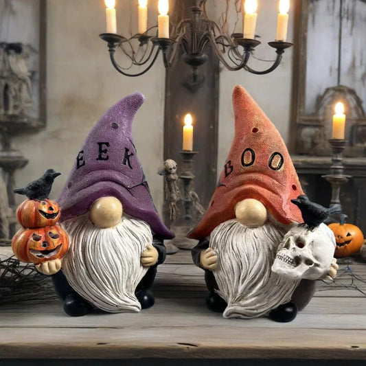 Halloween Decor Conjure Atmosphere Resin Art Miniature Sculpture Decoration Holiday Party Home Decoration Home Aesthetic