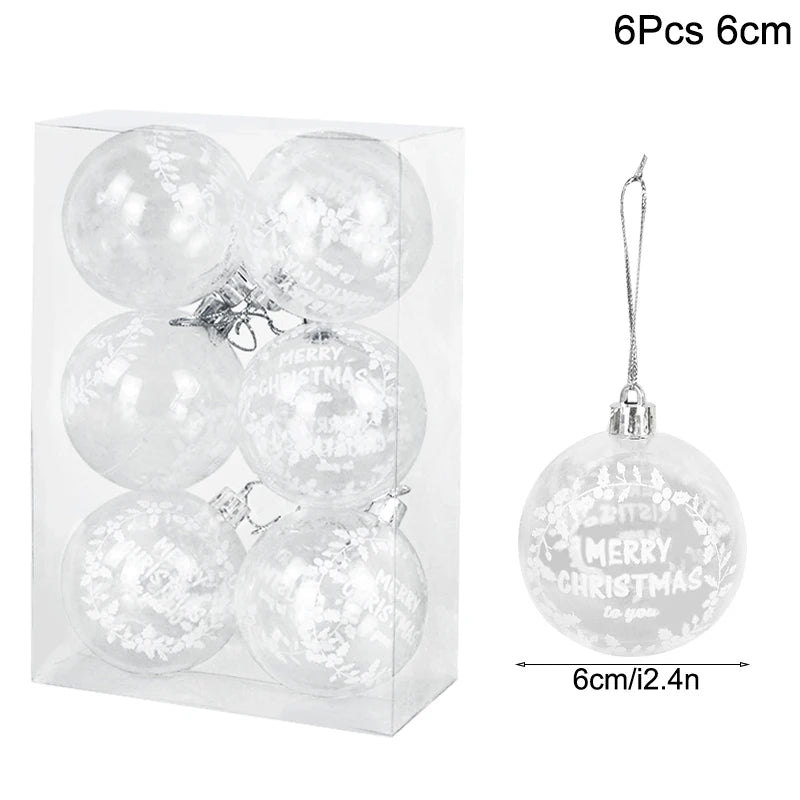 Christmas Ornament Set – Decorative Tree Balls for Holiday & New Year