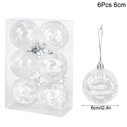 Christmas Ornament Set – Decorative Tree Balls for Holiday & New Year