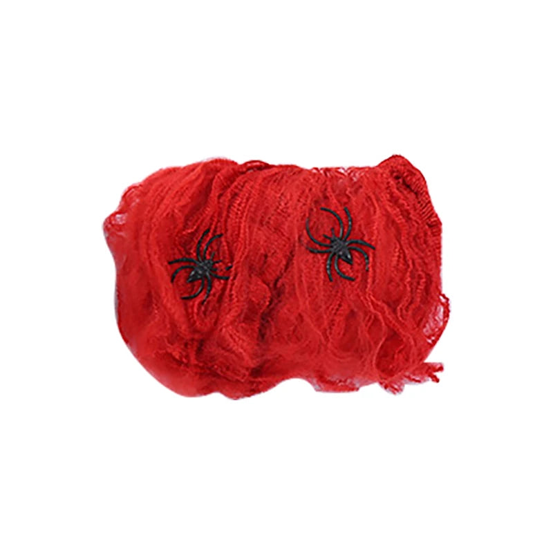 Halloween Decoration Party Accessories Decorations for Events Scream Festa Spider Web Black Outdoor Props Haunted House Spider