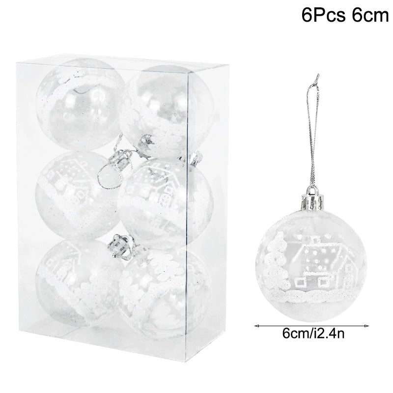 Christmas Ornament Set – Decorative Tree Balls for Holiday & New Year