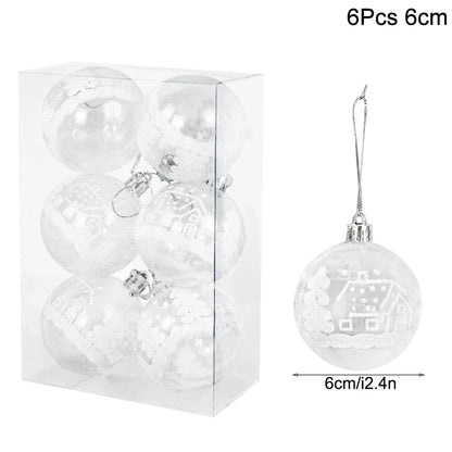 Christmas Ornament Set – Decorative Tree Balls for Holiday & New Year