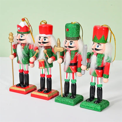 Nutcracker Christmas Decoration – Traditional Soldier Ornament (Available in Multiple Sizes)