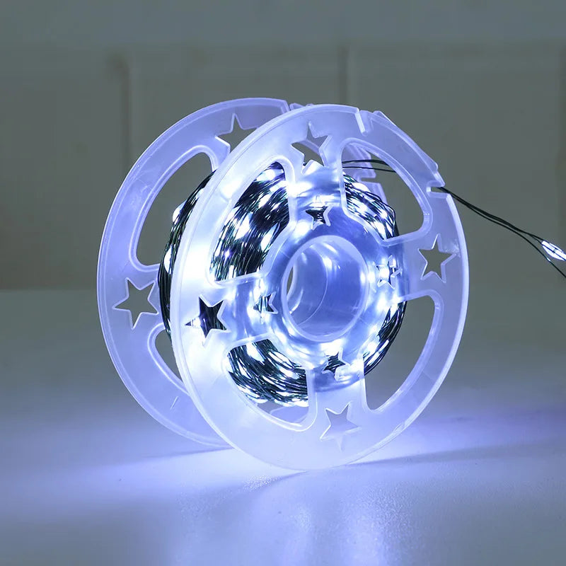 Christmas Fairy Lights with Remote – LED Copper Wire Garland for Indoor & Outdoor Décor