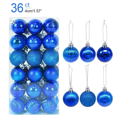 Christmas Ornament Set – Decorative Tree Balls for Holiday & New Year