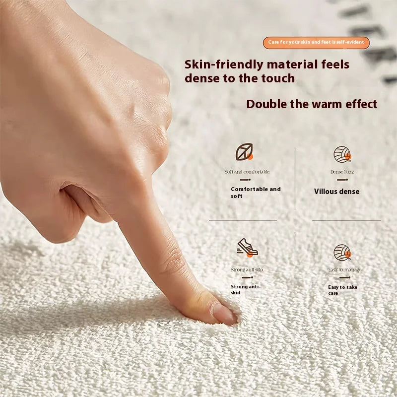 Christmas Entrance Rug – Gingerbread House Design, Non-Slip & Washable