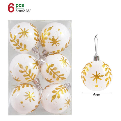 Christmas Ornament Set – Decorative Tree Balls for Holiday & New Year